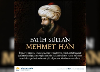 Başkan Keskin Fatih Sultan Mehmet Han’ı Andı