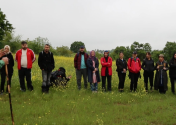 Sporseverler Yürüyüş Etkinliğinde 13 Kilometre Yürüdüler