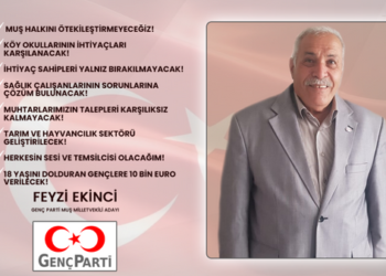Feyzi Ekinci Muş’tan Milletvekili Adayı Oldu