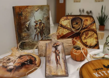 AHŞAP BOYAMA ATÖLYESİ’NİN ÖĞRENCİLERİNDEN RETRO SANAT SERGİSİ