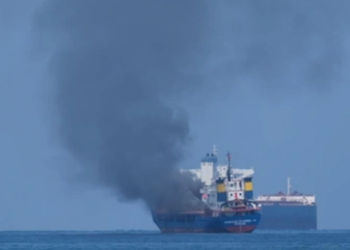 Hollanda’da kargo gemisinde yangın: 1 ölü