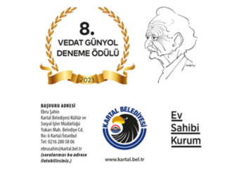 VEDAT GÜNYOL 8. DENEME ÖDÜLÜ YARIŞMASI İÇİN BAŞVURULAR BAŞLADI