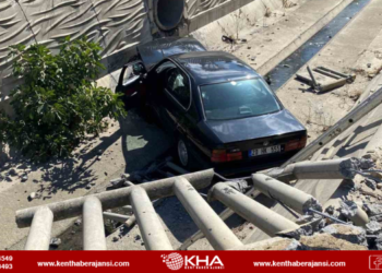 Sultanbeyli’de Ehliyetsiz Sürücü Kanala Uçtu