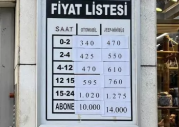 İstanbul’da otopark ücretleri ateş pahası oldu!