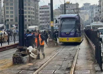 İstanbul’da tramvay kazası