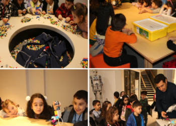 KREŞLİ MİNİKLER MAKİNA HANGAR’DA KENDİ ROBOTLARINI TASARLADI!