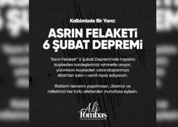 Ali Tombaş’tan 6 Şubat Paylaşımı