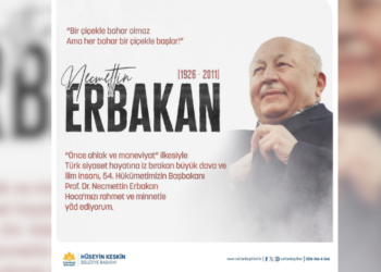 Başkan Keskin, Necmettin Erbakan’ı Rahmetle Andı
