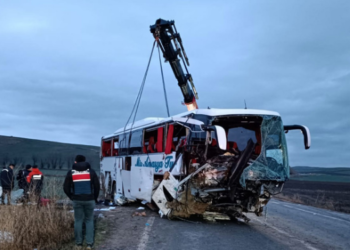 Yozgat’ta otobüs kazası