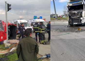 Tekirdağ’da katliam gibi kaza: 5 ölü, 10 yaralı!