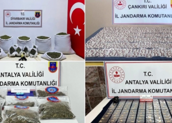 1 tonun üzerinde uyuşturucu ele geçirildi