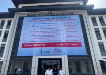 Sancaktepe Belediyesi makam katı görüntülendi: Belediyenin borçları ortaya çıktı!