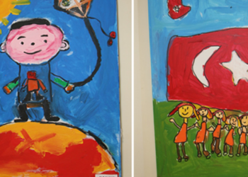 KARTAL BELEDİYESİ KREŞ ÖĞRENCİLERİNDEN RESİM SERGİSİ