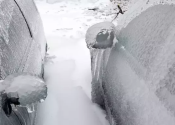 Slovenya’de bir günde kışa döndü!