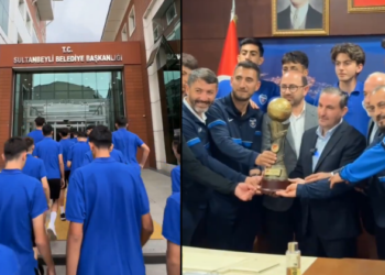 Başkan Tombaş, Şampiyonları Ağırladı