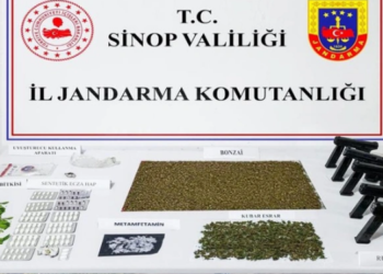 Sinop merkezli uyuşturucu operasyonu: 19 gözaltı