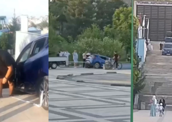 Navigasyonu karıştıran sürücüler kendilerini merdivende buluyor!