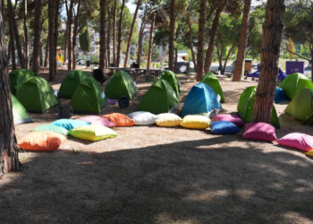 BAYRAM DEMİRKOL PARKI, KADINLARA YÖNELİK KAMP ETKİNLİĞİNE EV SAHİPLİĞİ YAPTI