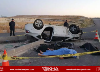 Cenaze yolunda feci kaza: 4 ölü, 2 yaralı