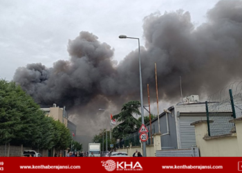 Sancaktepe’de Soğuk Hava Deposunda Yangın