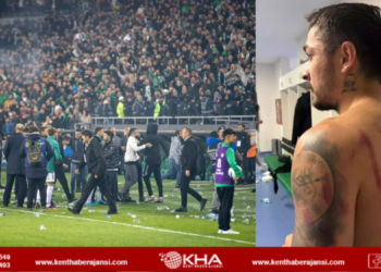 Kocaelispor’dan olaylı Sakaryaspor derbisi olaylı başladı!