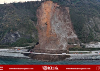 Artvin’de drone ile toprak altında kalan araç aranıyor