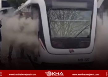 İzmir’de metroda yangın paniği!