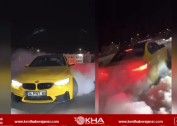 Sultanbeyli’de drift atan 2 sürücüye para cezası