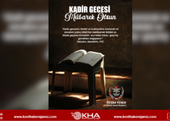 Başkan Yener’den Kadir Gecesi Mesajı