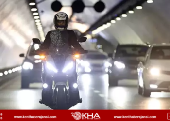 Kurallara uymayan motosiklet sürücüleri yandı