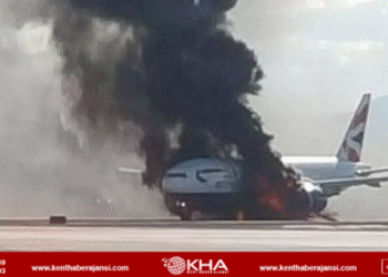 Pilot kalkış sırasında sağ ve sol elini karıştırmış
