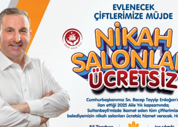 SULTANBEYLİ BELEDİYESİ NİKAH SALONLARI ARTIK ÜCRETSİZ