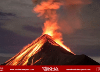 Klyuchevskoy Yanardağı faaliyete geçti