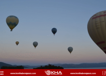 Sıcak hava balonu yere çakıldı