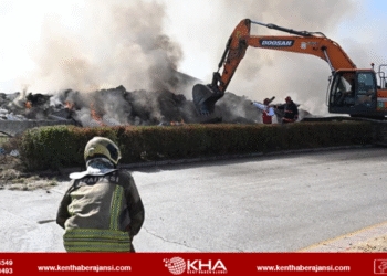 Ankara’da depolama tesisinde yangın alarmı