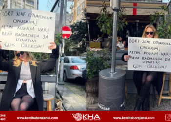 Hayal Köseoğlu’ndan Sektöre Pankartlı Mesaj: “Dört Sene Okudum, Altın Koza’m Var!”