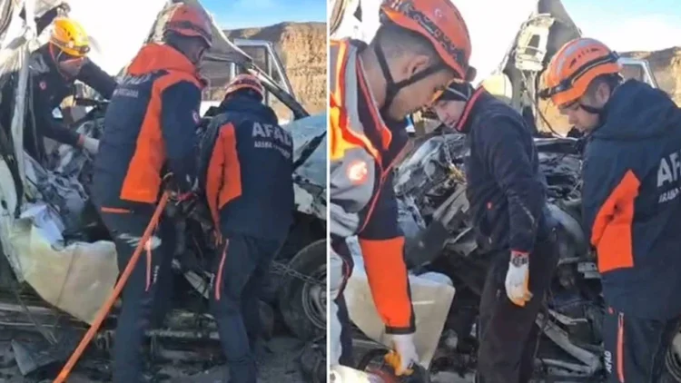 Kayseri’de öğrenci servisi TIR’a çarptı: 1 ölü, 7 yaralı