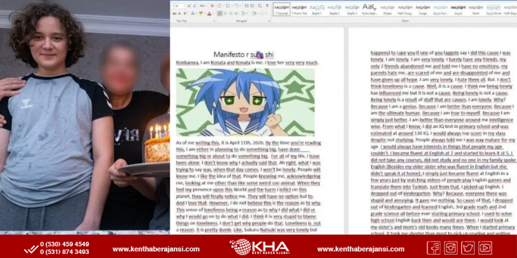 Okul Saldırganının Notu Ortaya Çıktı: “Beni Fark Etmelerini İstiyorum”