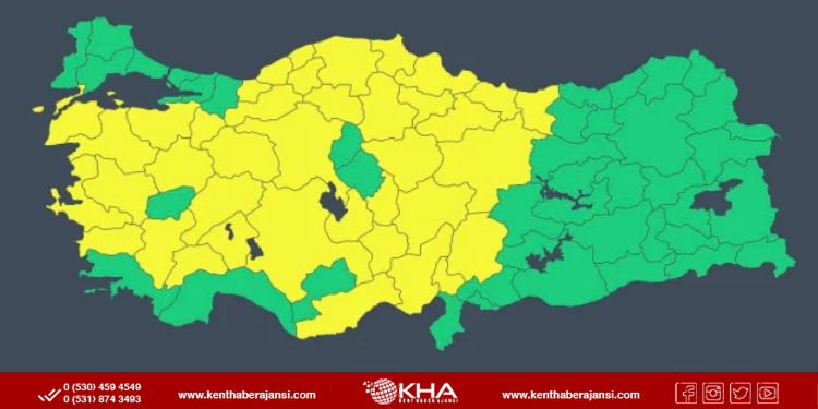 İçişleri Bakanlığı’ndan Kuvvetli Yağış Uyarısı!